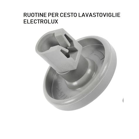 Kit 8 Ruote Cesto Inferiore Lavastoviglie Electroux Rex Zoppas Aeg