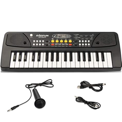 SAOCOOL Keyboard Piano for Kids, 37 Keys Multifunctional Charging ...