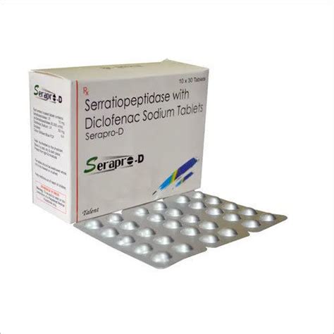 Serratiopeptidase 10mgdiclofenac Sodium 50mg At 49000 Inr In