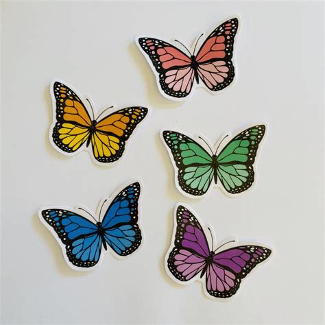 Classic Butterfly Aesthetic Stickers / Trendy Stickers, Vsco Stickers ...