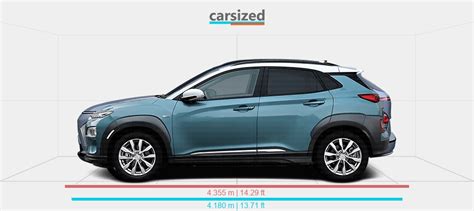 Dimensions Hyundai Kona Vs Hyundai Kona Present