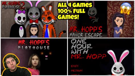 Replaying All 4 Mr Hopp S Games 100 All Endings All Secrets And No