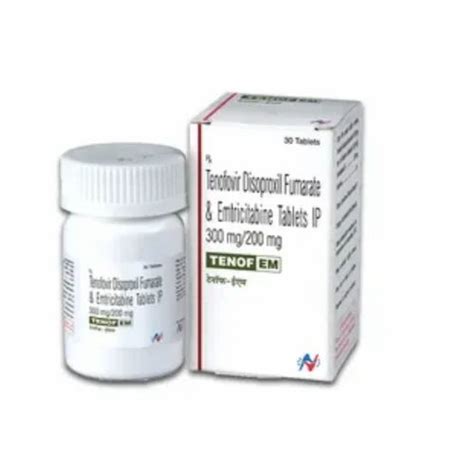 Tenof Em Tablet Emtricitabine Mg Tenofovir Disoproxil Fumarate