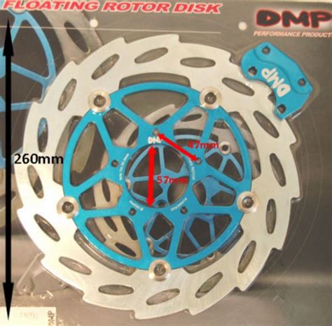 Brake Disc Zwevend Oversized Gilera Runner 260mm Front DMP M2 Trading