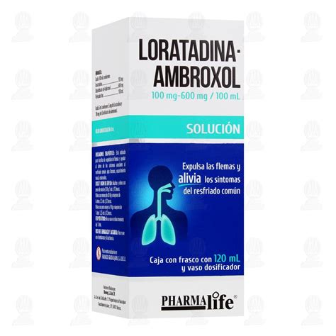 Loratadina Ambroxol Soluci N Ml Pharmalife