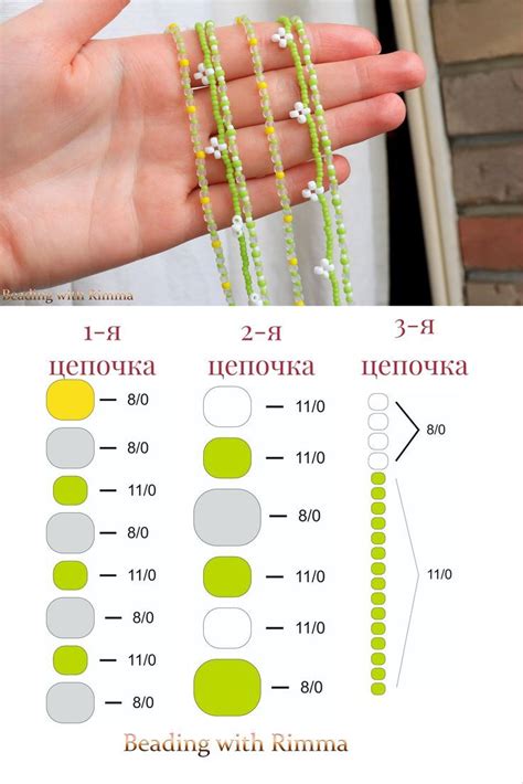 3 простейших ожерелья из бисера на лето