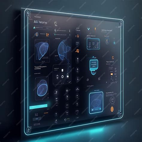 Premium AI Image | AI and touchscreen concept