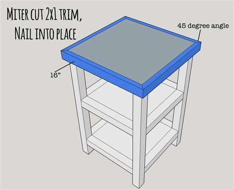 Makeover Monday Small X End Table Free Plans