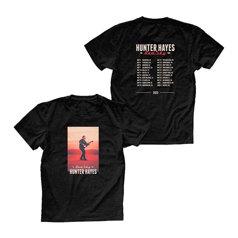 Red Sky Tour Tee Hunter Hayes Merch