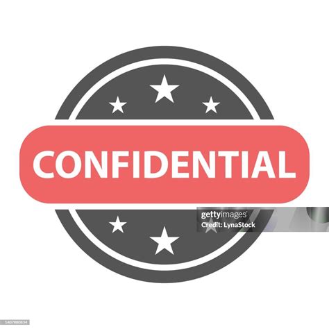 Confidential Stamp Vector