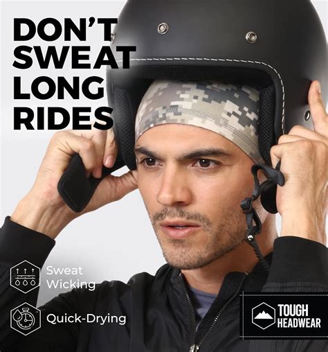 Tough Headwear Cooling Skull Cap Helmet Liner For Men Motorcycle