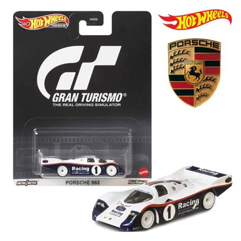 โมเดลรถเหล็ก Hotwheels ลิขสิทธิ์แท้100 รุ่น Porsche 962 Gran Turismo