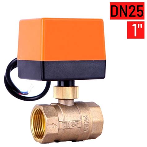 Jual Flow Control Motorized Electrical Ball Valve Dn25 1 Inch 1 2way 220v Shopee Indonesia