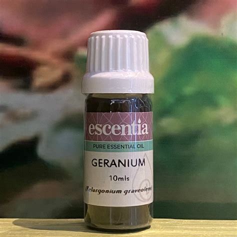 Escentia Geranium Essential Oil 10ml Emagenes Health Shop