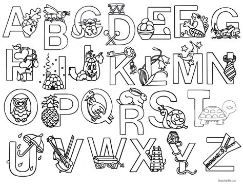 Color Me alphabet poster - Classroom Freebies