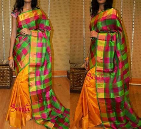 Multicolor Uppada Silk Sarees Hand 6 3 M With Blouse Piece At Rs