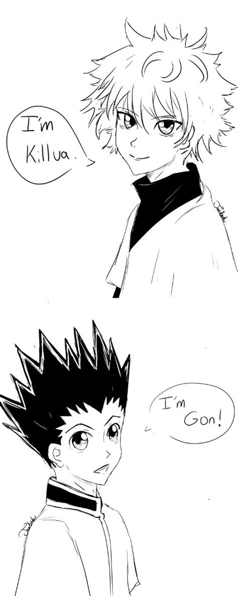 First Meeting Gon And Killua By Teebetsu On Deviantart