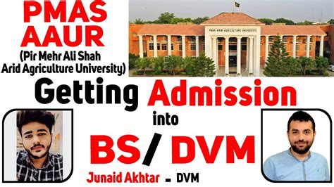 Getting Admission Into Dvm At Pmas Uaararid Agriculture University