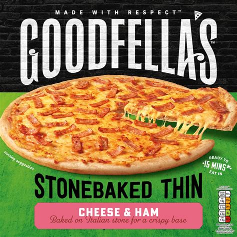 Stonebaked Thin Cheese And Ham Pizza Goodfellas Uk And Ie