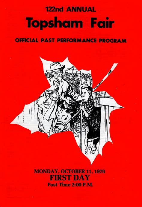 Topsham Fair Program Covers