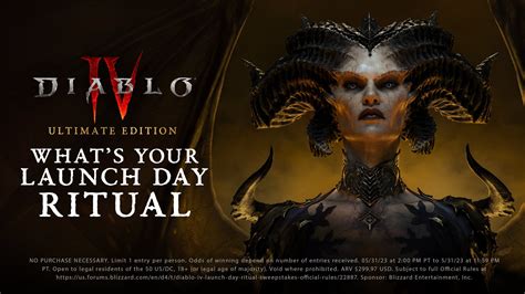 Share Your Launch Day Plans Win The Diablo Ultimate Edition