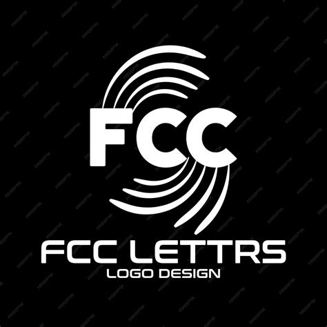 Premium Vector Fcc Letters Vector Logo Design