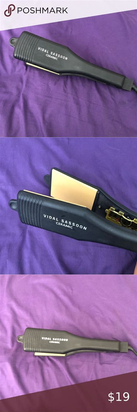 Vidal Sassoon 2” Ceramic Flat Iron With Multiple Settings In 2022 Ceramic Flat Iron Vidal