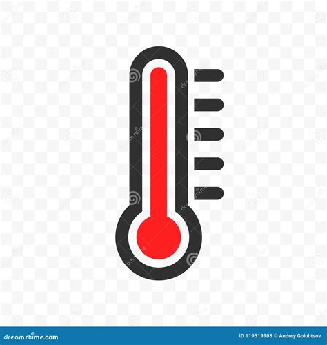 Thermometer Vector Illustration On White Background Isolated Cartoon