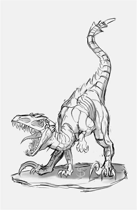 Raptor Sergey Biryukov Dinosaurart In 2020 Dinosaur Sketch