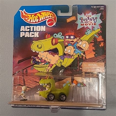 Mattel Toys 998 Hot Wheels Nickelodeon The Rugrats Movie Action Pack Set Poshmark