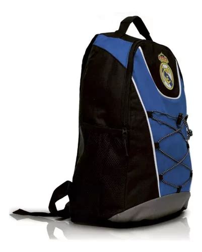 Mochila Real Madrid 44cm C Elastico MercadoLibre