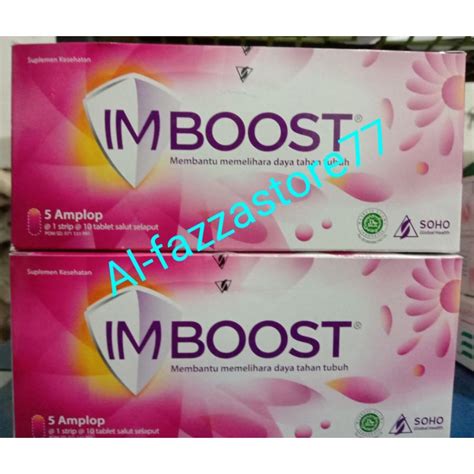 Jual Imboost 1 Box 5 Strip X 10 Tablet 50 Tablet Shopee Indonesia