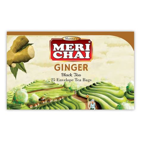 Meri Chai Ginger Envelop Tea Bag Granules Packaging Size Box At Rs