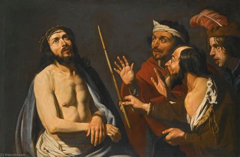 Reproducciones De Arte Del Museo La Burla De Cristo De Matthias Stom