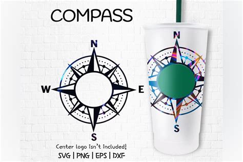 Compass Travel Venti Cold Cup 24 Oz Graphic By Sunf10werDesigns