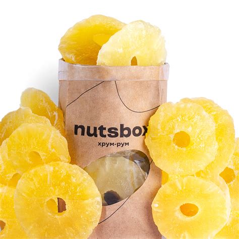 Ананас кольцами (цукат) - купить с доставкой ⚡ по Украине в 🔥NUTSBOX🔥