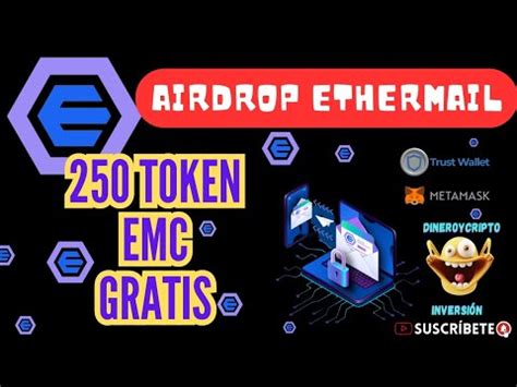 Airdrop Ethermail 250 Token Gratis Por Registro Y Por Referido