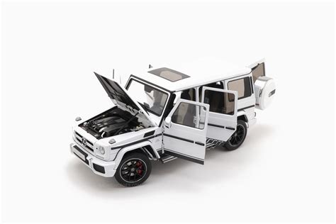 Almost Real Mercedes Amg G 63 W463 463 Edition Polar White 118 Diecast Car