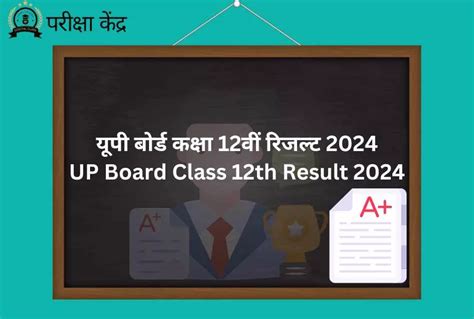 यूपी बोर्ड कक्षा 12वीं रिजल्ट 2024 Up Board Class 12th Result 2024