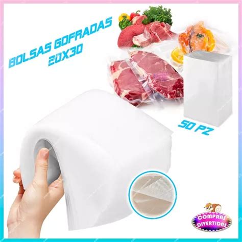 Bolsas Gofradas Empacado Al Vacio 20x30 Oster Foodsaver Meses Sin