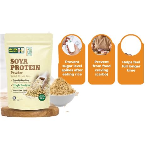 Radiant Natural Soya Protein Powder Non Gmo G Halal Exp