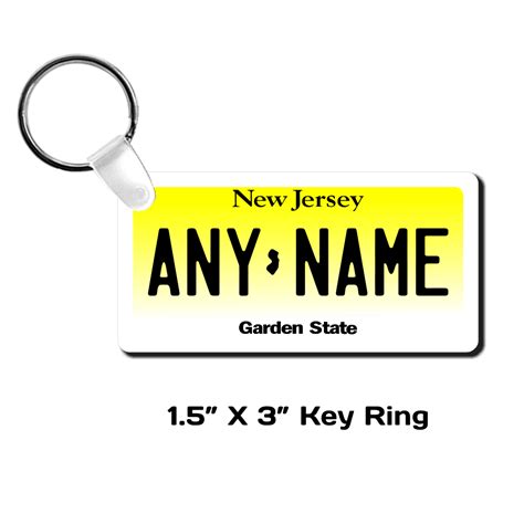 New Jersey Replica State License Plate for Bikes, Bicycles, ATVs, Cart ...