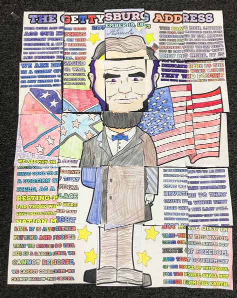 Abraham Lincoln The Gettysburg Address Collaborative Posters Project