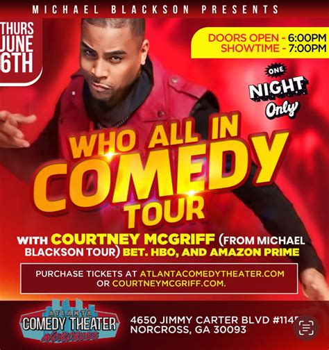 Tickets for Who All In Comedy Tour in Norcross from Atlanta Comedy Theatre