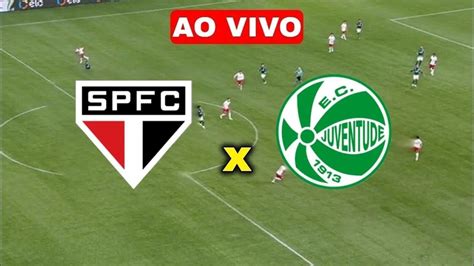 Assistir São Paulo x Juventude ao vivo online grátis HD FUTEMAX e