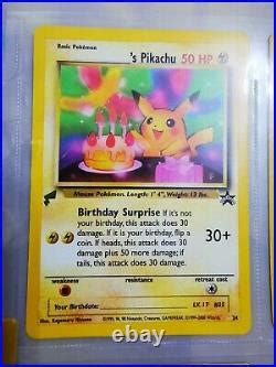 Pokemon Pikachu World Collection 2000 COMPLETE Card Set Mint Mint