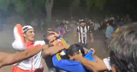 VIDEO Una batalla campal coronó un torneo en el interior santiagueño