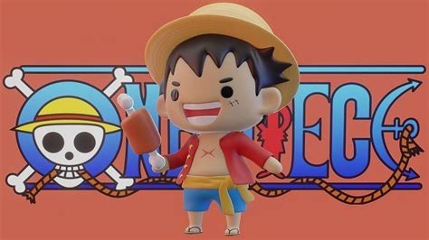 Luffy Chibi - One Piece 3D model 3D printable | CGTrader