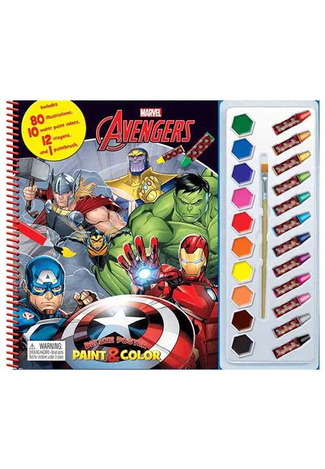 Avengers Deluxe Poster Paint And Color Funzone