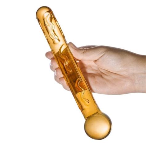 Glas Orange Tickler Glass Dildo Ebay